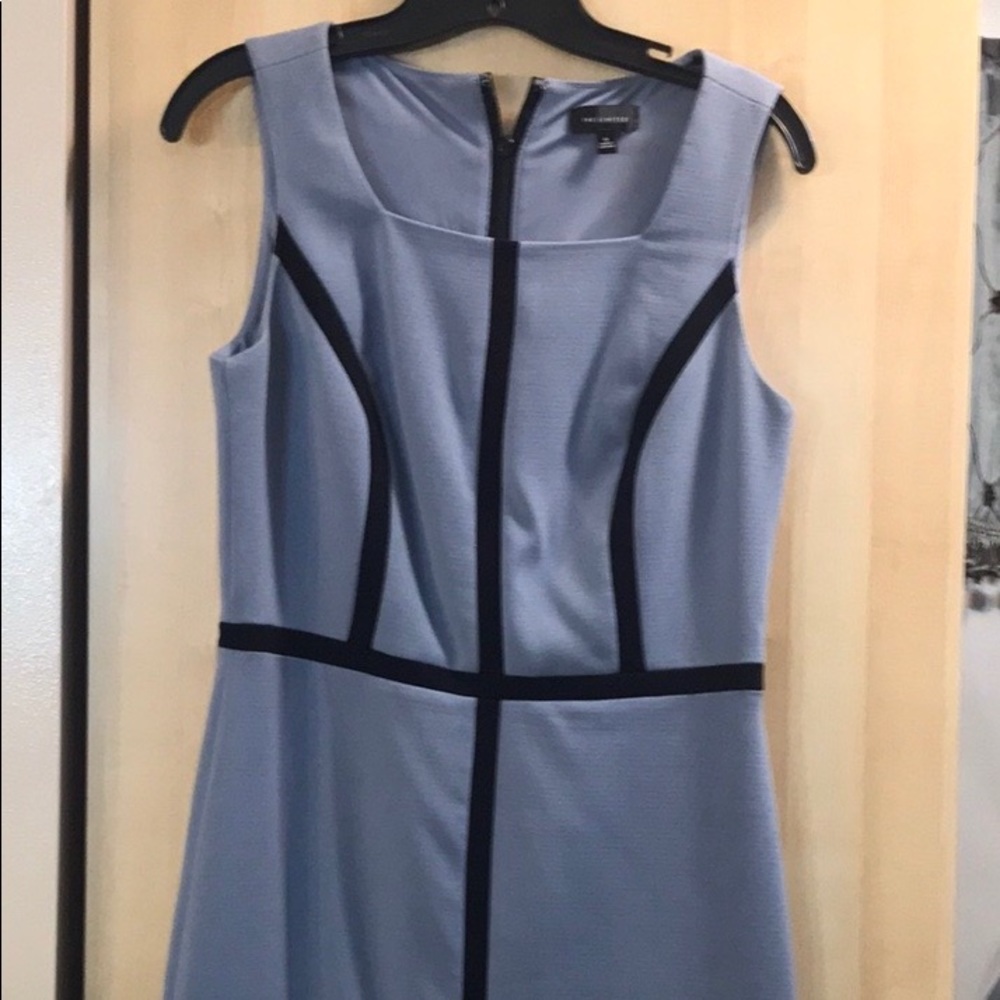 Blue geometrical dress